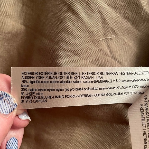 Massimo Dutti Technical
Field Safari Jacket Military with Removable Vest Liner - Picture 16 of 16